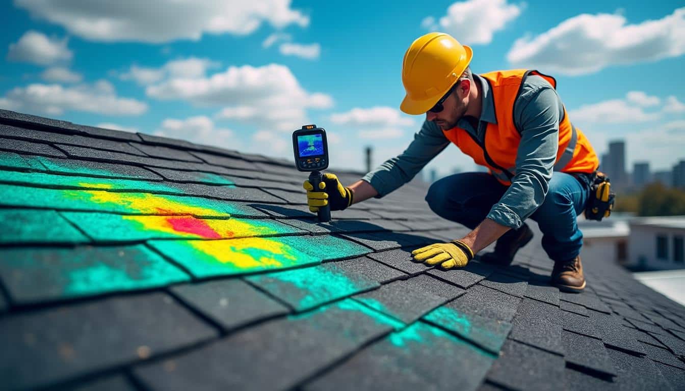découvrez comment l’utilisation d’une caméra thermique embarquée révolutionne l’inspection de toitures et la détection de fuites, en offrant précision et rapidité pour protéger votre habitation.
