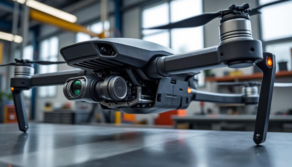 découvrez comment la conception d'une nacelle amovible offre une flexibilité optimale pour changer d'optique sur un drone caméra lourd, améliorant ainsi la qualité et la polyvalence des prises de vue aériennes.