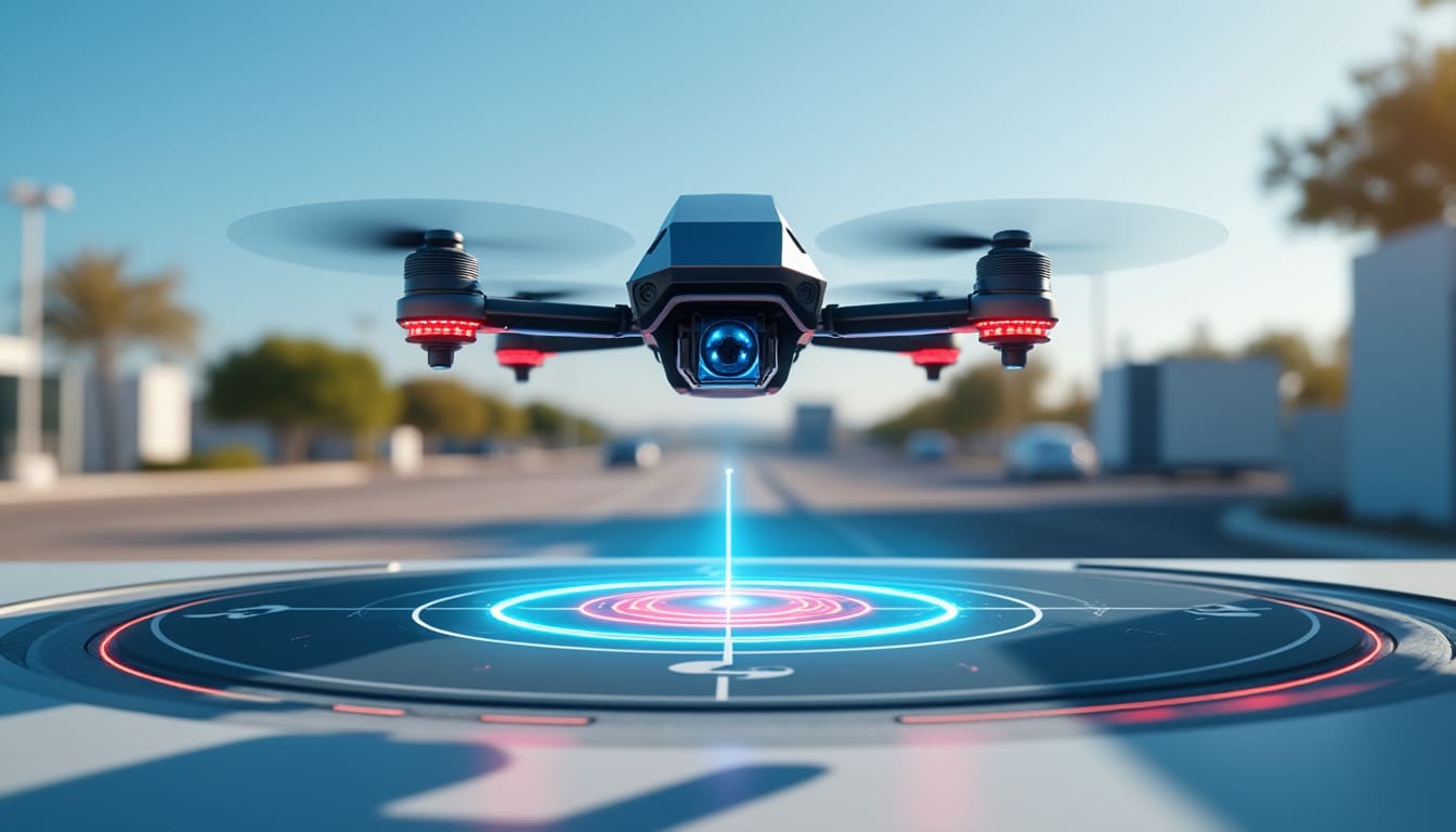découvrez comment la perturbation volontaire du compas magnétique permet d'évaluer la réactivité du système d'alarme lors des tests de drones, garantissant une sécurité optimale.