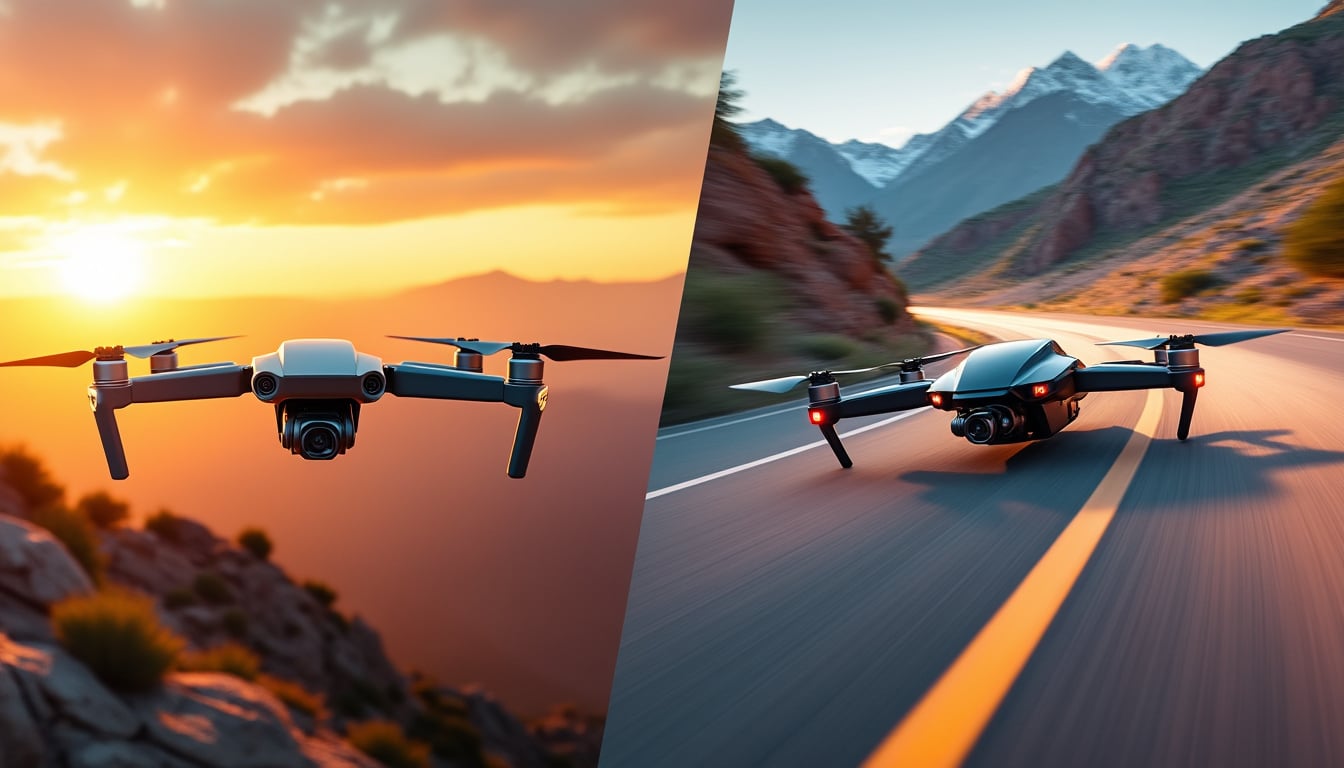 découvrez comment la polyvalence des profils de vol, du cinéma au sport, confère un avantage aux quadricoptères récents dans les comparatifs de drones.