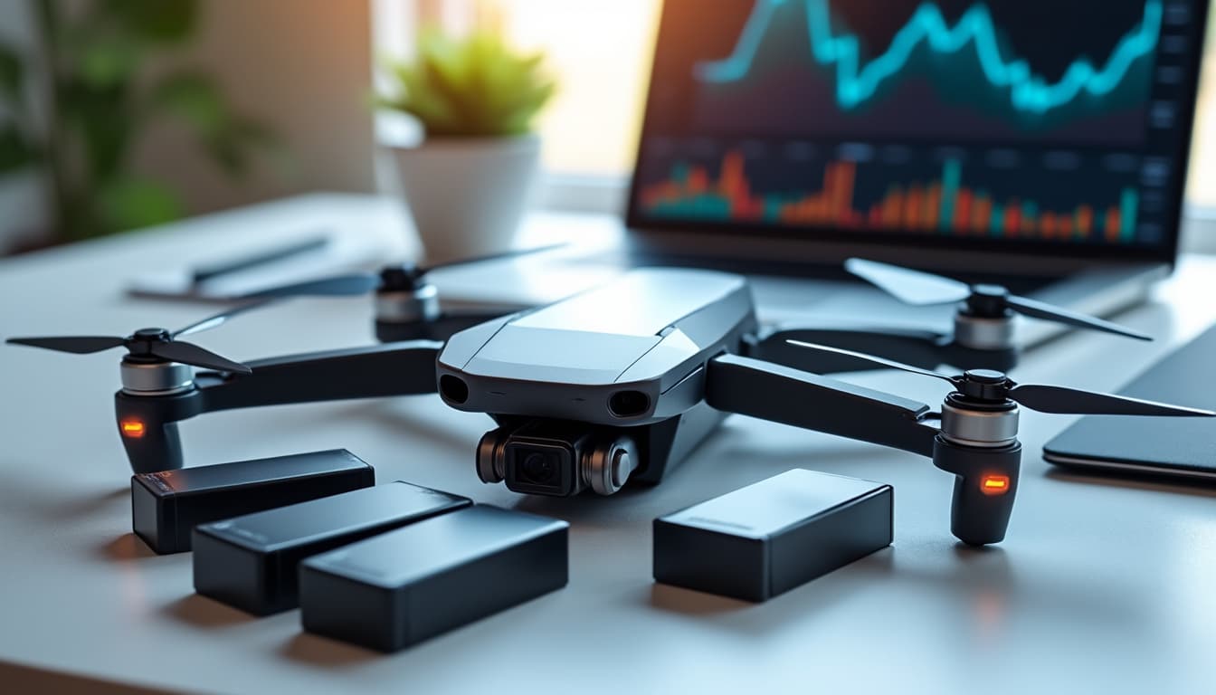 découvrez comment le coût élevé des batteries supplémentaires impacte significativement le budget final des drones, selon les analyses des comparatifs spécialisés.