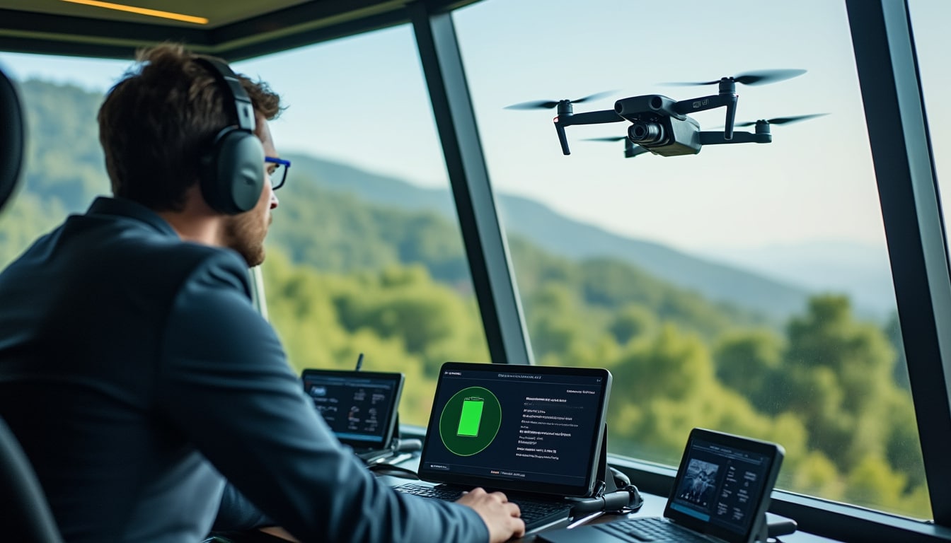 découvrez comment la surveillance de la jauge de tension de la batterie permet d'éviter les atterrissages forcés en assurant un contrôle optimal lors du pilotage de votre drone.