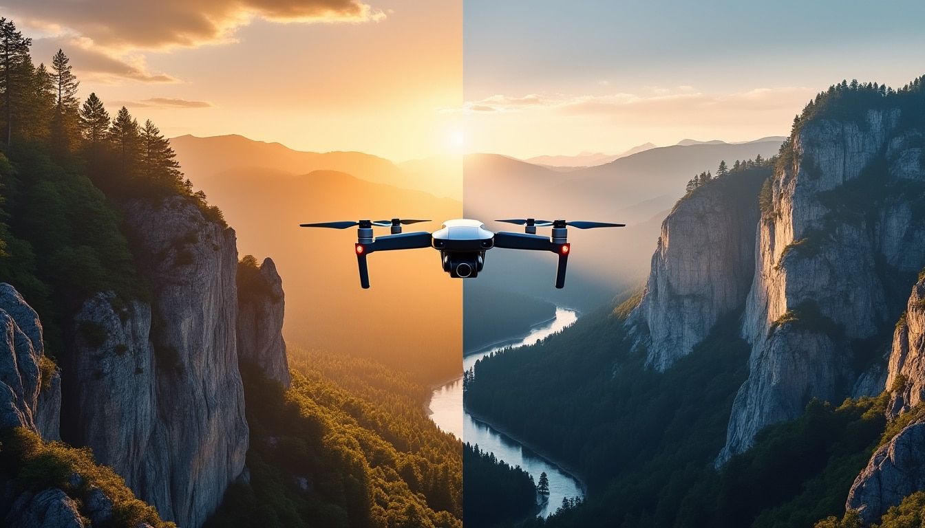 découvrez comment le ratio de compression vidéo bitrate influence la qualité d'encodage dans les comparatifs de drones, pour des images toujours plus nettes et fluides.