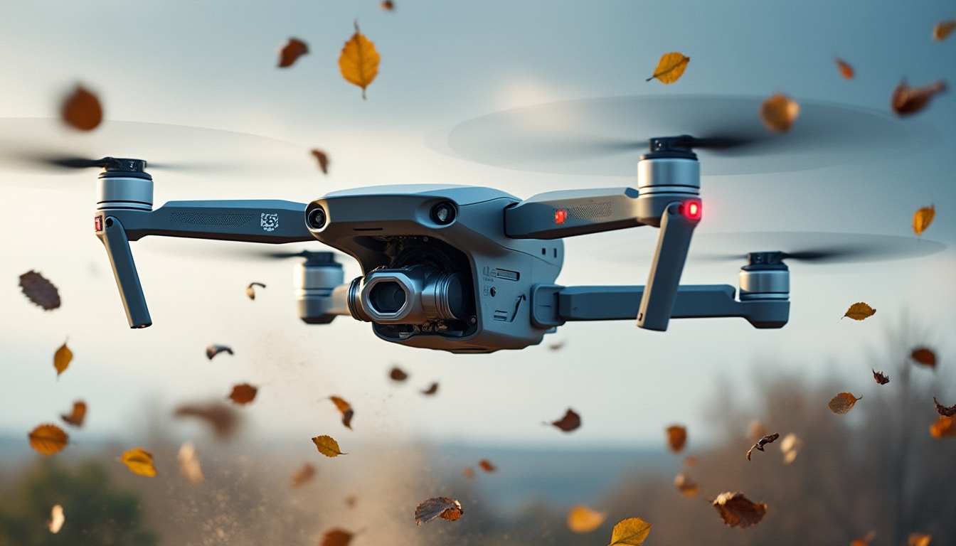 découvrez comment le vol stationnaire par vent en rafales met en avant l'efficacité de la motorisation lors d'un test de drone, garantissant stabilité et performance même en conditions difficiles.