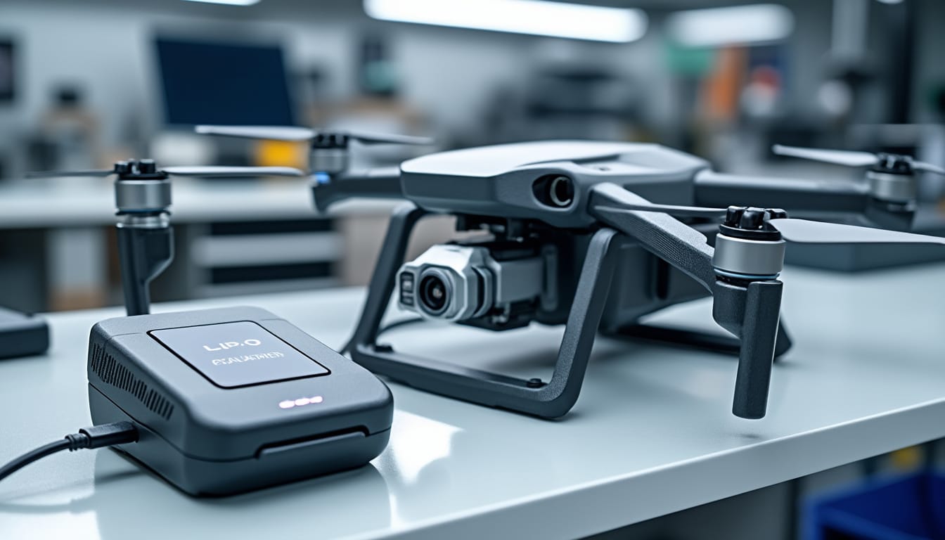 découvrez comment l'évaluation du temps de charge complet des batteries lipo est essentielle pour conclure efficacement les tests de drones, garantissant performance et sécurité.