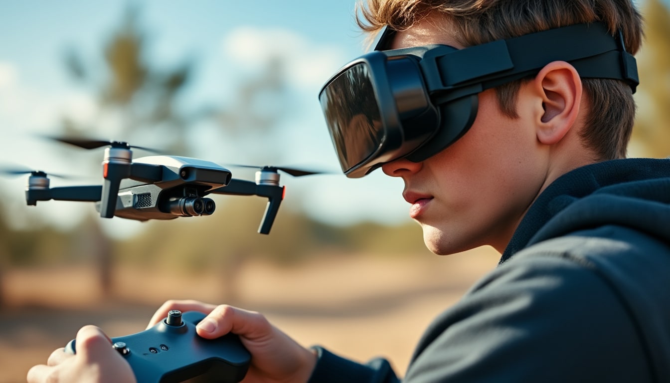 découvrez comment l'apprentissage du vol en immersion avec des lunettes fpv transforme les réflexes essentiels pour piloter un drone avec précision et réactivité.