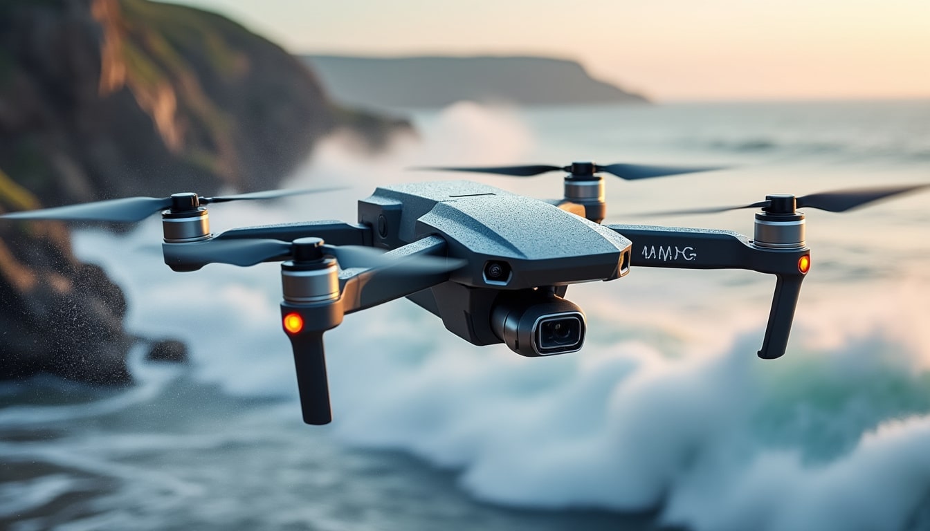 découvrez comment l'exposition prolongée aux embruns salins est utilisée pour évaluer la résistance de la tropicalisation lors d'un test de drone, garantissant performance et durabilité en conditions extrêmes.