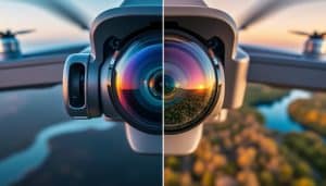 découvrez comment la conception de lentilles asphériques améliore la qualité des images capturées par les drones caméra en réduisant les distorsions optiques sur les bords, pour des prises de vue nettes et précises.