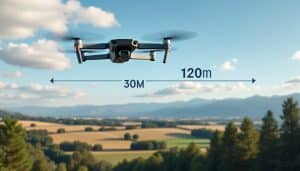 découvrez pourquoi la distance d'éloignement de 120 mètres détermine la limite légale de hauteur pour l'utilisation des drones selon la réglementation en vigueur.