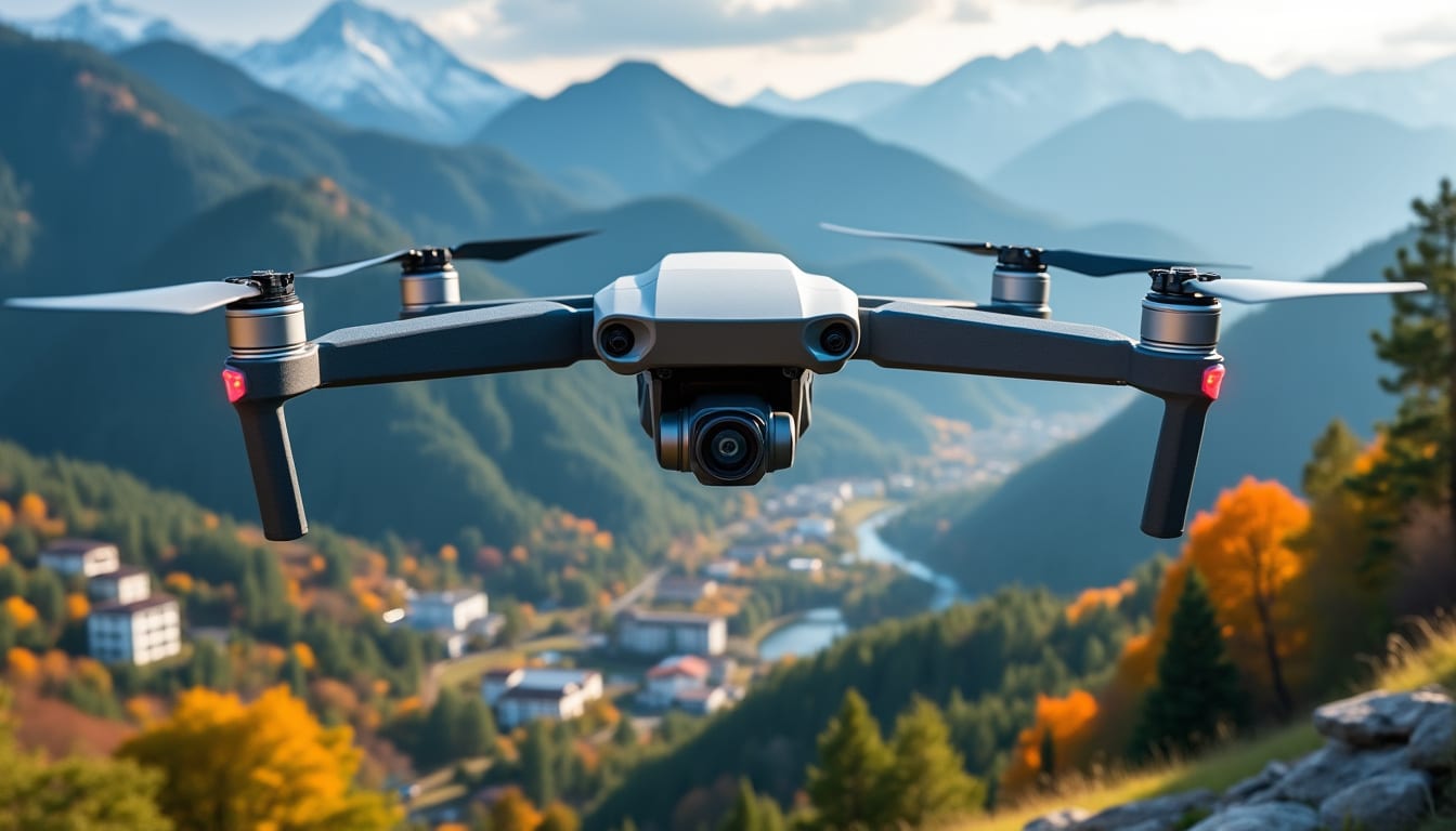 découvrez la fonction de zoom optique sans perte qui préserve la netteté des détails capturés par le drone caméra, assurant des images claires et précises à chaque prise.