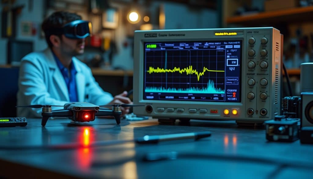mesurez en millisecondes la latence du retour vidéo et vérifiez la réactivité de votre drone fpv lors d’un test en conditions réelles.