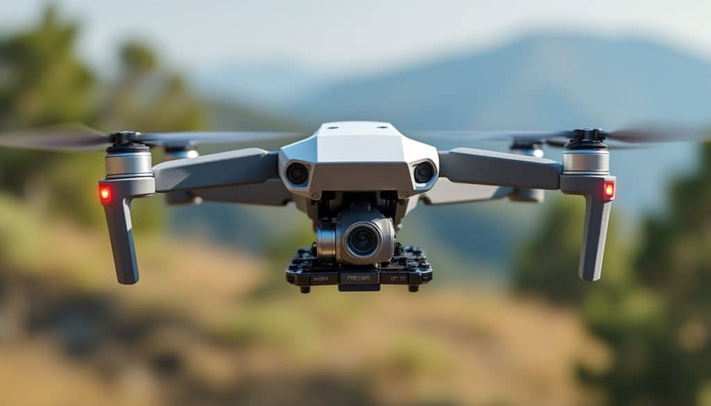 découvrez comment le stabilisateur mécanique à trois axes élimine les micro-vibrations pour des prises de vue vidéo aériennes fluides et stables avec votre drone caméra.