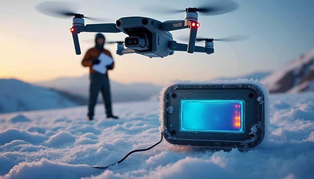 découvrez comment l’analyse du comportement de la batterie par températures négatives détermine la note finale du test du drone.