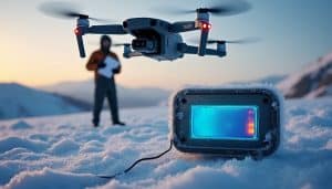 découvrez comment l’analyse du comportement de la batterie par températures négatives détermine la note finale du test du drone.